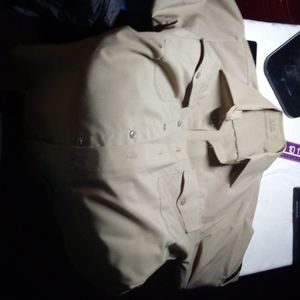 Army shirts, 1 long sleeve 3 short sleeve, and 1 tie